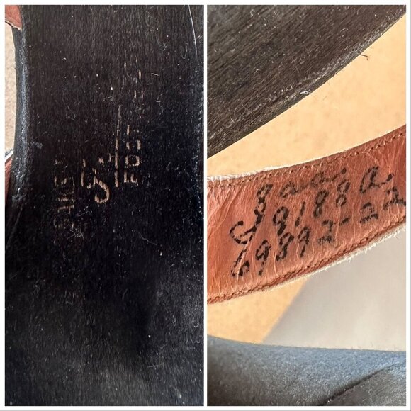 Vintage Saks-Fifth Avenue/Fenton Footwear Black Satin Beaded Slingback Pumps, 8A - Picture 8 of 15